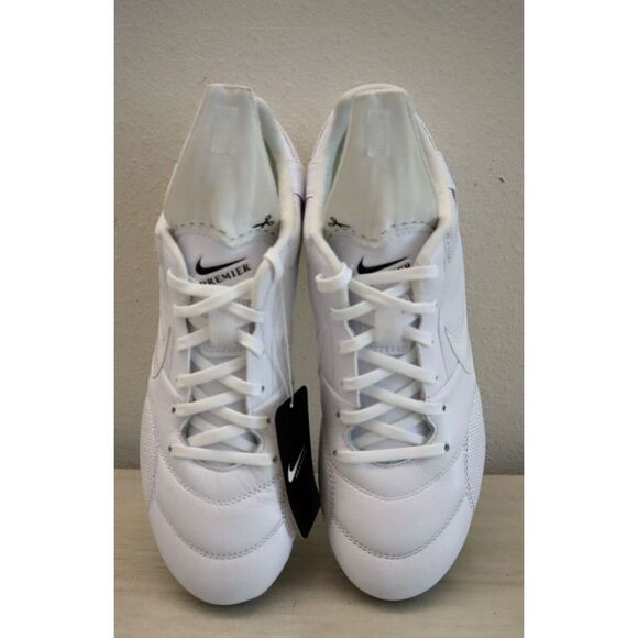Nike AT5889 100 Men's Sz 7.5 White Premier III FG Firm Ground Soccer Cleats - Picture 10 of 13